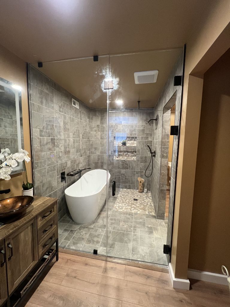 Luxury custom shower enclosure