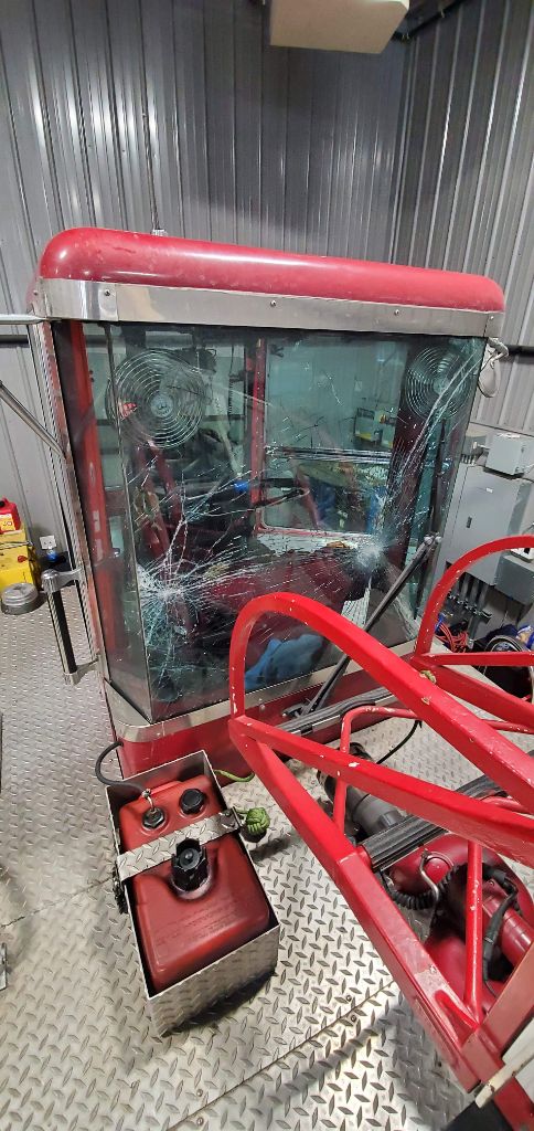 Farm tractor windshield replacement